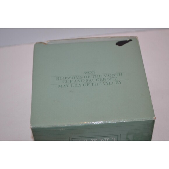 Vintage Lily of The Valley May Birthday Teacup & Saucer Avon NIB - Picture 5 of 5